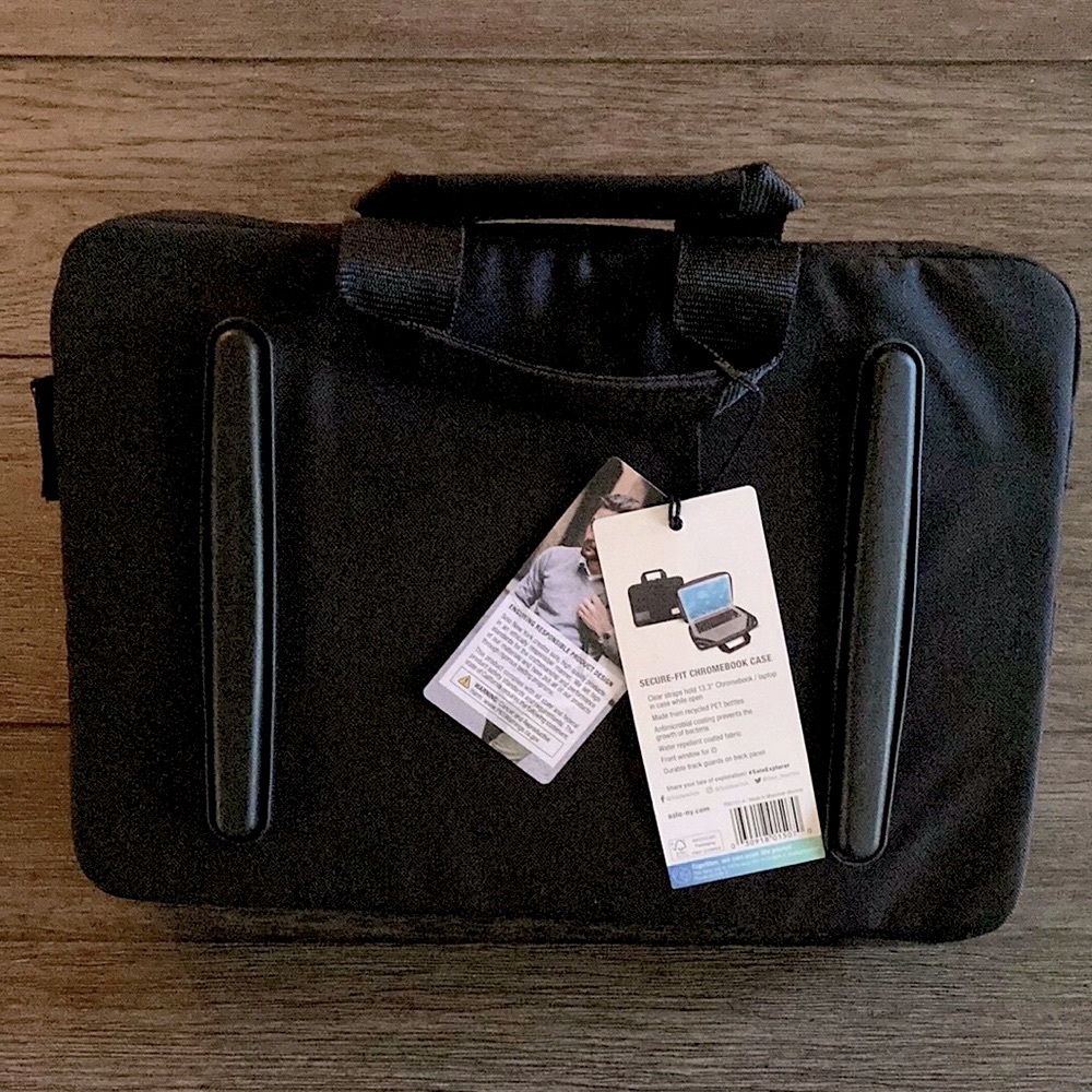 🆕🖤 Solo New York Secure Fit Chromebook Case ~ Laptops ~ school ~ office ~ unisex - Picture 12 of 16